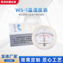 天津凤洋WS-1指针式毛发温湿度表 工业温湿度表 毛发温湿度表