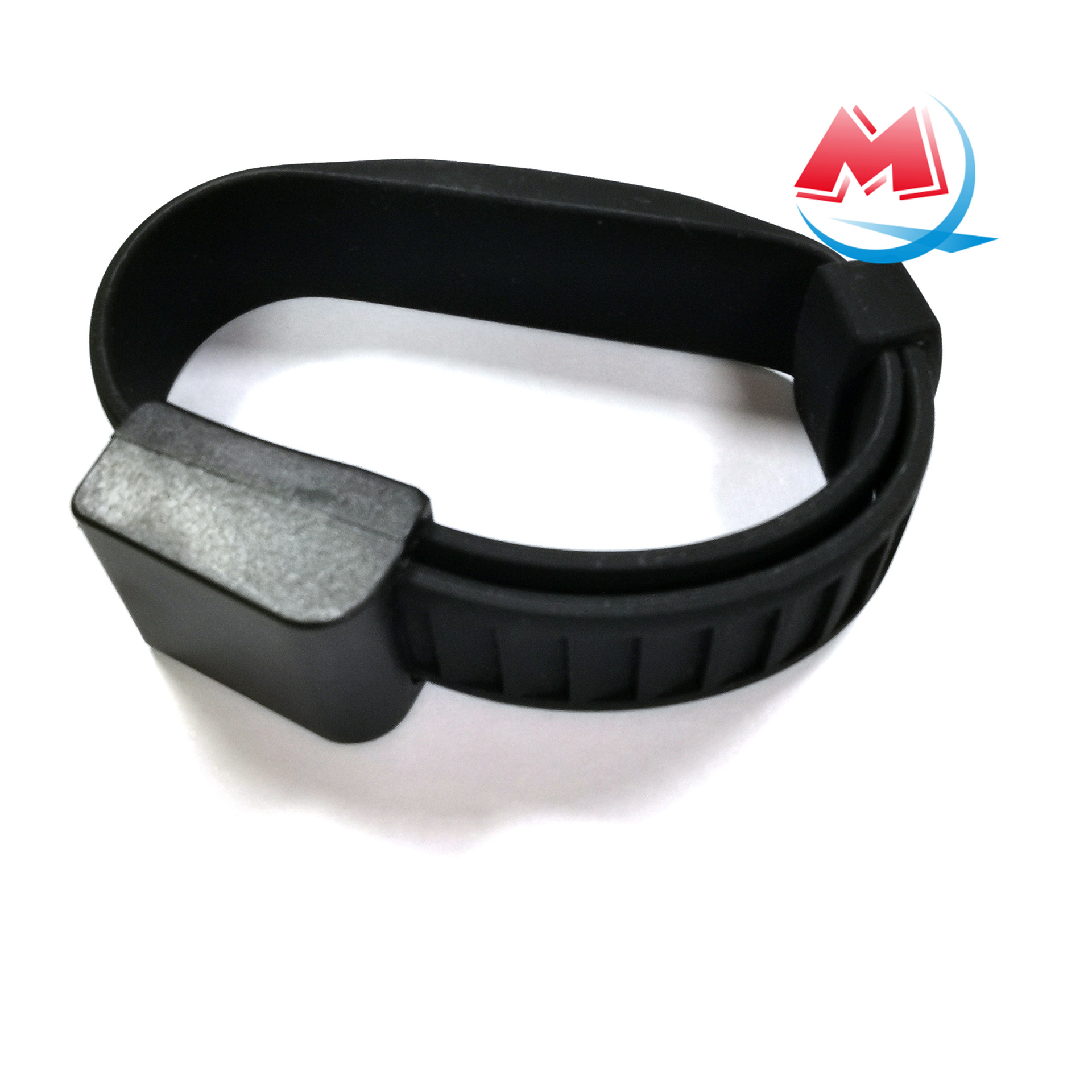 Rubber silicone two-color design bracelet