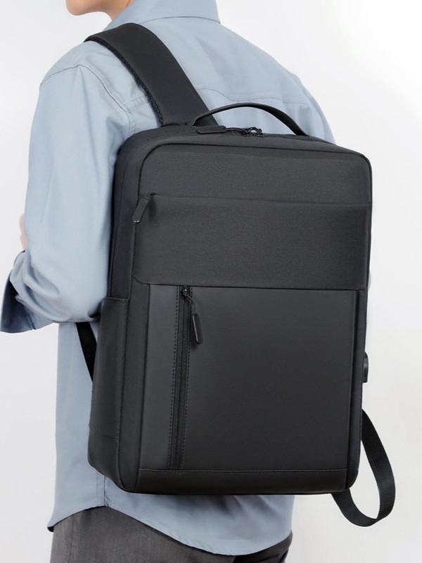 Mochila transfronteriza nueva Mochila para computadora multifuncional impermeable de negocios para hombres Mochila para adolescentes USB