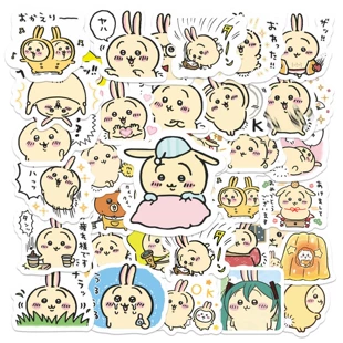 Sticker (cartoon) Cute Character Set for Suitcase & Laptop, 10×8 cm, lightweight