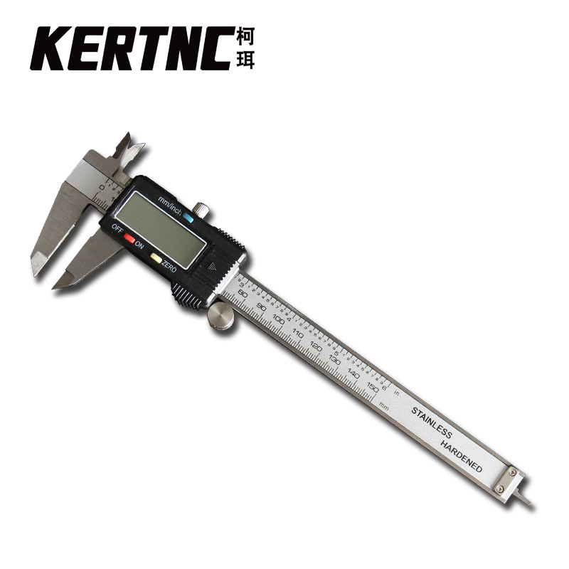 批发锌合金电子数显卡尺0-150 测量深度外径内径台阶卡尺