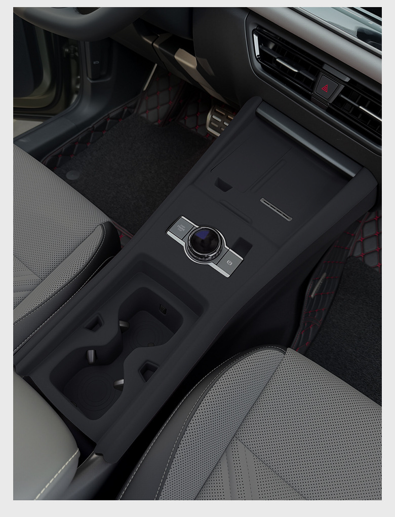 25 Volkswagen Tanyue L Central Control Panel Silicone Pads, Water Coasters, Wireless Charging Protective Pads, Car Modification Accessories