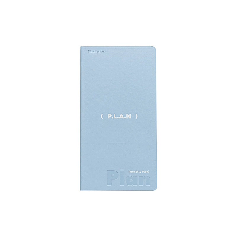 Planwith Friendship Plan Soft Leather Thin 2025 Notepad A7 Portable Penalty Plan Book Book