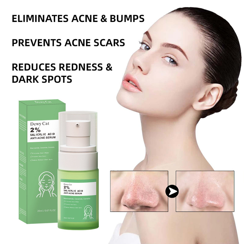 OEM Salicylic Acid Essence for Blackhead Removal, Pore Cleaning, Moisturizing, Acne Removal, Hydizing, Brightening and Whitening Cross-border Customization