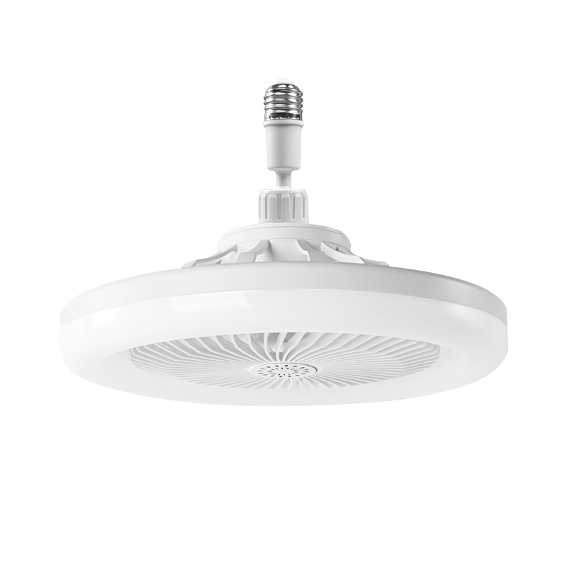 Bombilla LED con portalámparas integrado, ventilador de techo simple y dedicado, luz de ventilador de techo para pasillo y balcón, atenuación con control remoto, aromaterapia.