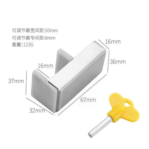Safe hexagonal window lock