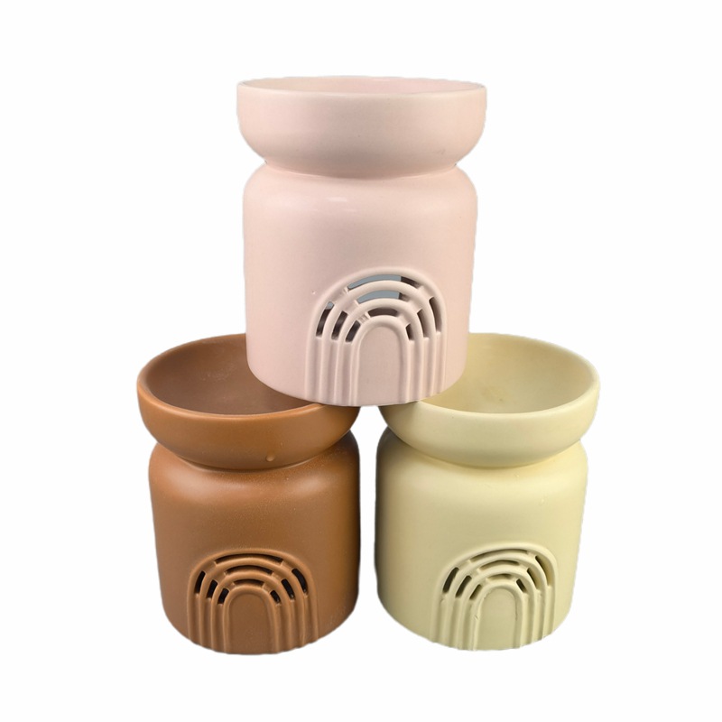 Chocolate queso hot pot set queso horno de cerámica en forma de corazón taza de helado pintada cerámica moderna