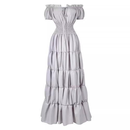 Halloween Medieval Renaissance Lady Dress Stage Costume COS Costume Role Playing Retro Dress