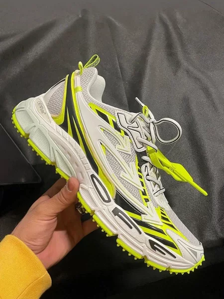 Off-White Dad Shoes Putian Shoes Cross-Border Collaboration Couple's Versatile Thick-Soled Height-Increasing Arrow Running Sneakers