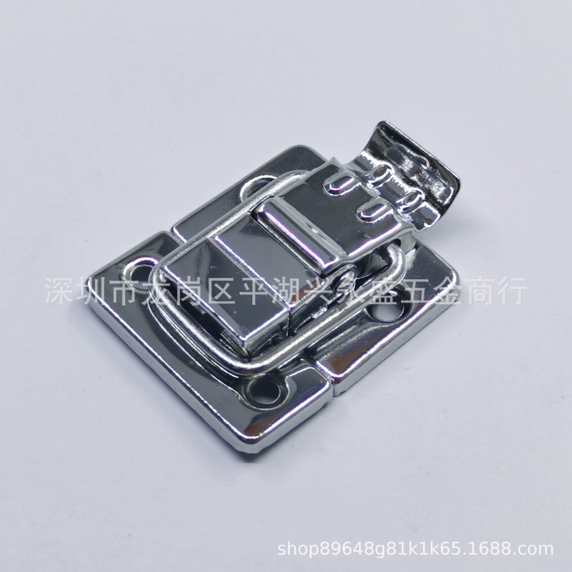 Готовый замок-защелка для ящиков от производителя, алюминиевый замок для кейсов, защелка для транспортировочных кейсов, хромированный металлический замок для косметичек.