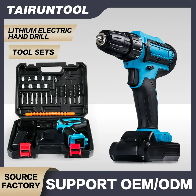 Многофункциональная ударная литиевая электрическая дрель, перезаряжаемая пистолетная дрель, две электрические однозарядные ручные дрели, бытовая электрическая отвертка, ручная дрель