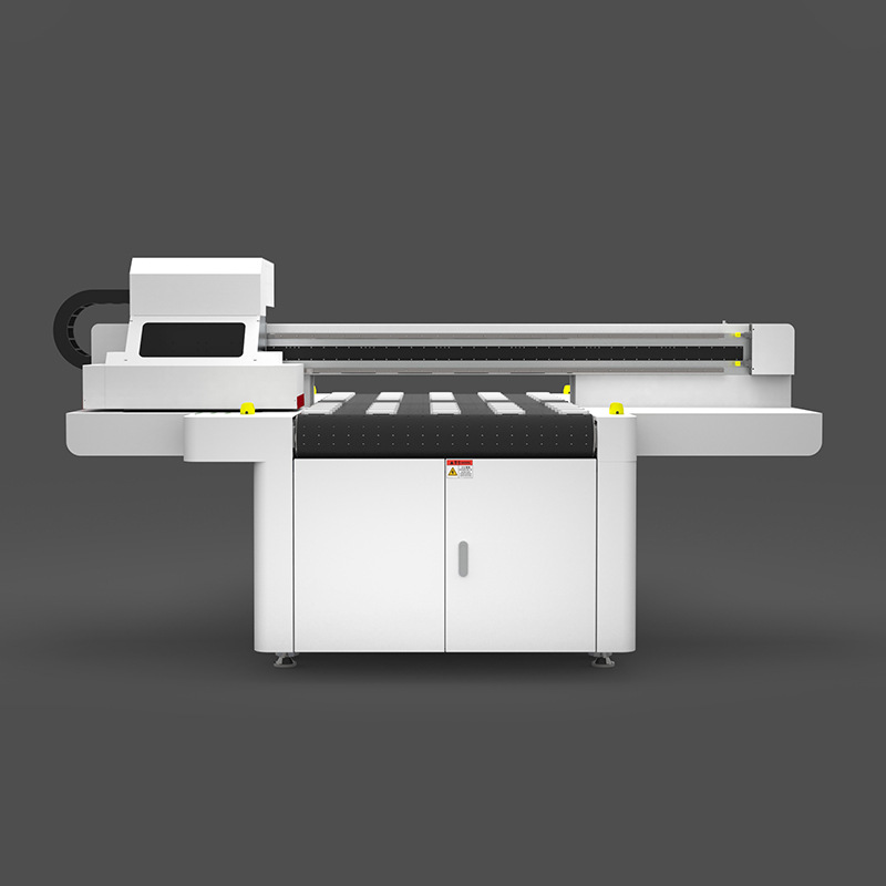 Línea de montaje visual fuente de la impresora UV insignia del fabricante de forma especial brecha de altura guía visual impresora UV