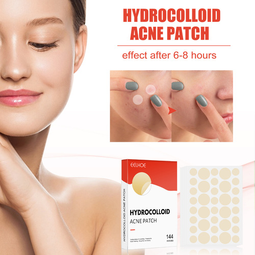 EELHOE Hydrocolloid Acne Patch Facial Invisible Closed Acne Patch Cleans Acne Waterproof Breathable Acne Skin Repairing Patch