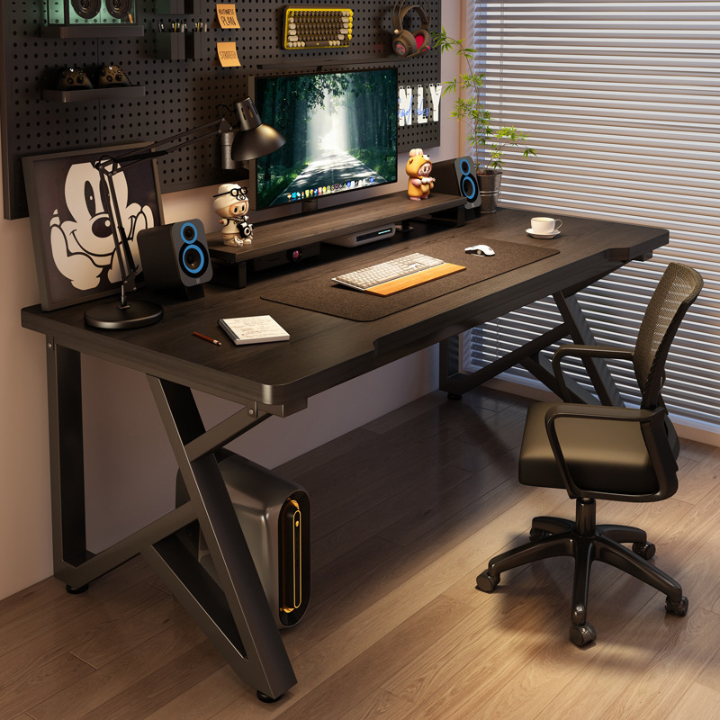 Mingzheng Furniture Factory Computer Desk Home E-Sports Table Desktop Office Desk Simple Bedroom Desk Writing Desk Adult
