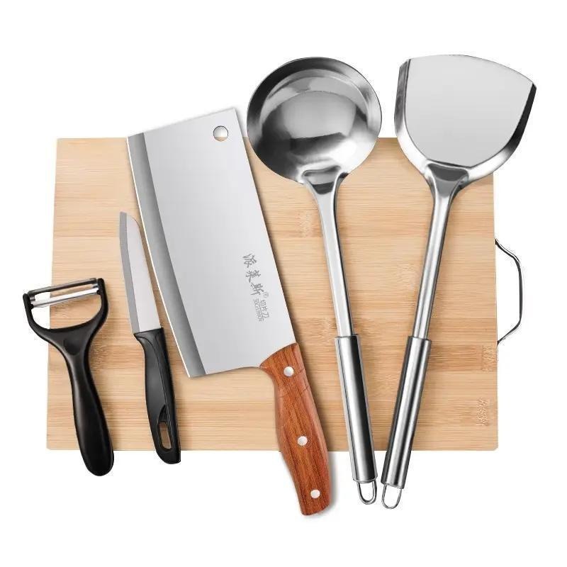 Cuchillo de cocina para mujeres cuchillo de corte de acero inoxidable doméstico cuchillo de cocina ligero y afilado comercial