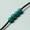 Beads, turquoise natural ore, accessory handmade