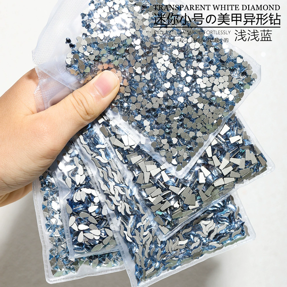 Светло-голубой брон целая партия из 1440 плоских бриллиантов