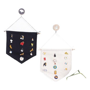 Metal Badge Storage Display Cloth Instagram Wall Triangle Marte Badge Storage Cloth Brooch Display