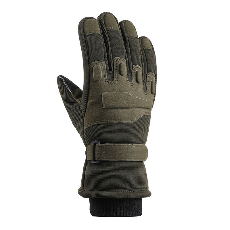 Guantes tácticos de invierno al aire libre de entrenamiento de montaña de campo de montaña de invierno guantes antideslizantes para hombres