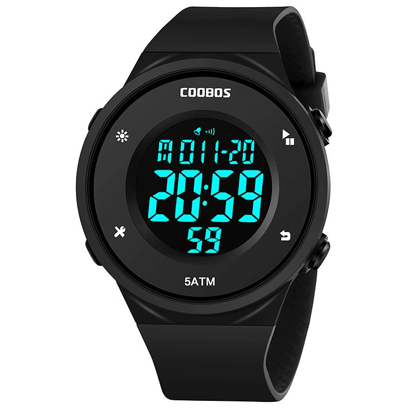 Coolbao часы студенческие спортивные часы водонепроницаемые LED ночи Электроника часы 0991