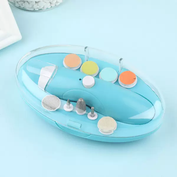 New USB charging nail grinder baby nail clippers baby anti-pinch scissors baby nail clippers set