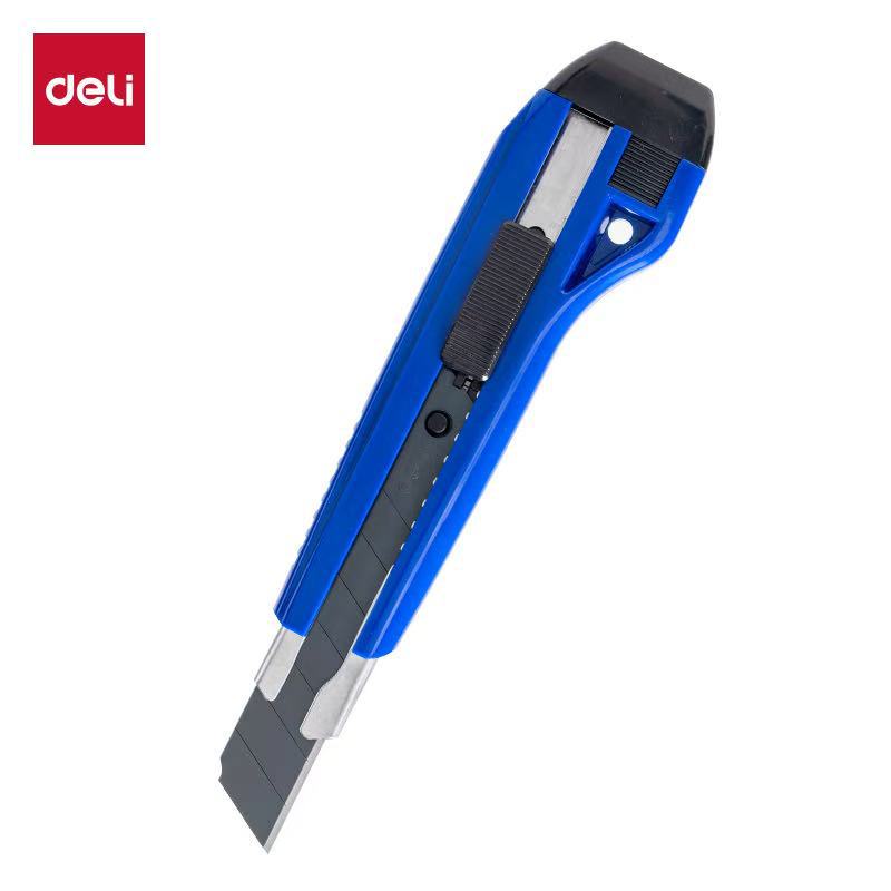Déli cuchillo de arte de metal 2031, cuchillo de corte de papel de oficina doméstica, cuchillo de papel pintado SK5 image 14
