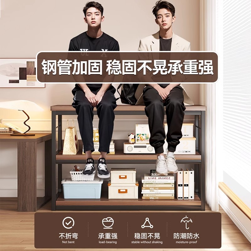 Estante de piso estante contra la pared estante de alquiler multicapa gabinete estrecho estante de almacenamiento estante de hogar estante de exhibición en línea junto al escritorio