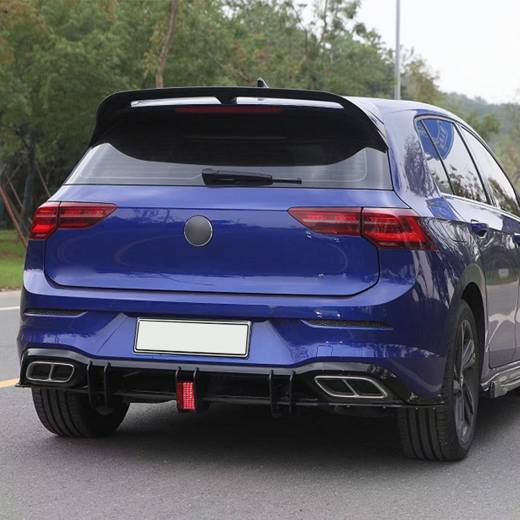 Large/public golf 8 modified blade rear lip 8GTI wind knife rear spoiler high 8/rline rear spoiler diffusion