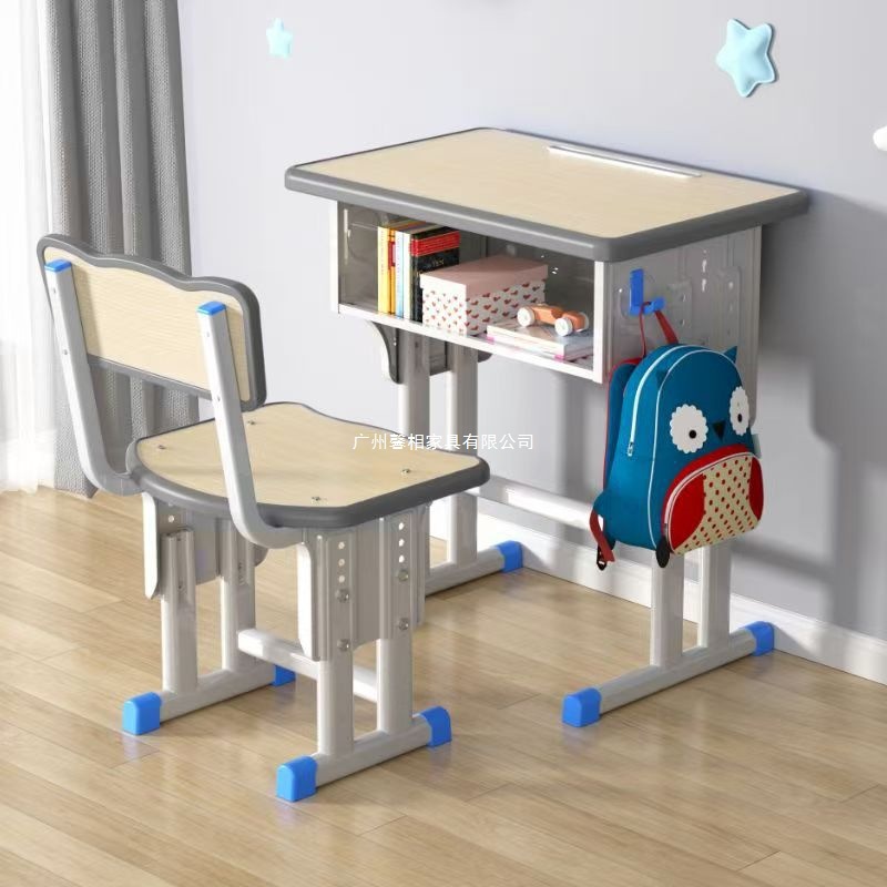 School Children's Study Table, Primary School Student's Home Desk, Writing Desk and Chair Set, Homework Special Desk Table