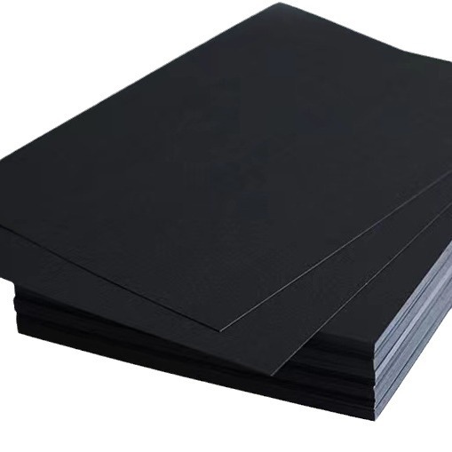 Cartón negro A4A3 cartón álbum de cartón duro cubierta de papel pintura arte pintura papel hecho a mano cartón negro