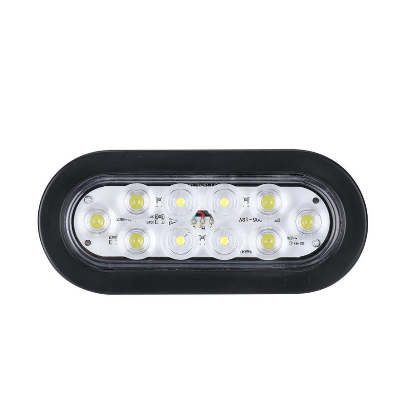 Fábrica al por mayor Amazon AliExpress eBay remolque camión luz trasera 10led oval HL-J-005
