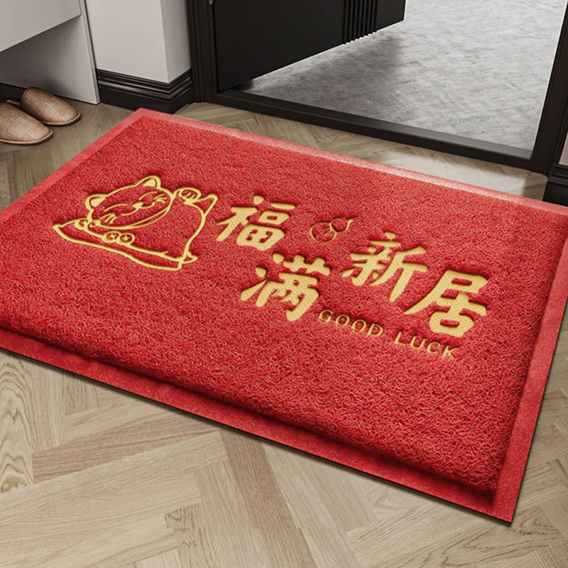 Fortune New House-Red-Paste Skin Pressing Flower Circle