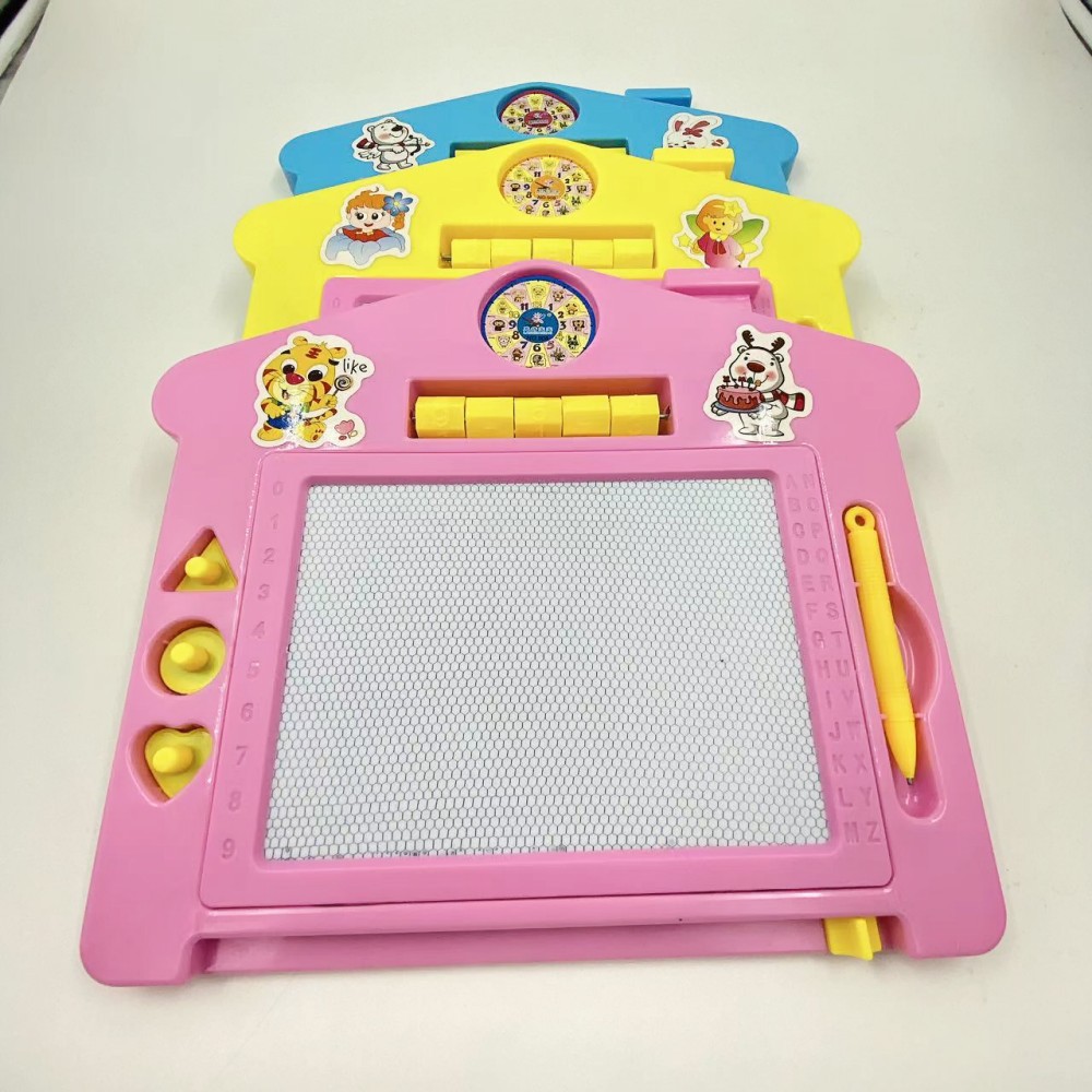 Tablero de dibujo para niños tablero de escritura de jardín de infantes magnético color tamaño pequeño 1-3 años de edad juguete niños y niñas bebé tablero de graffiti