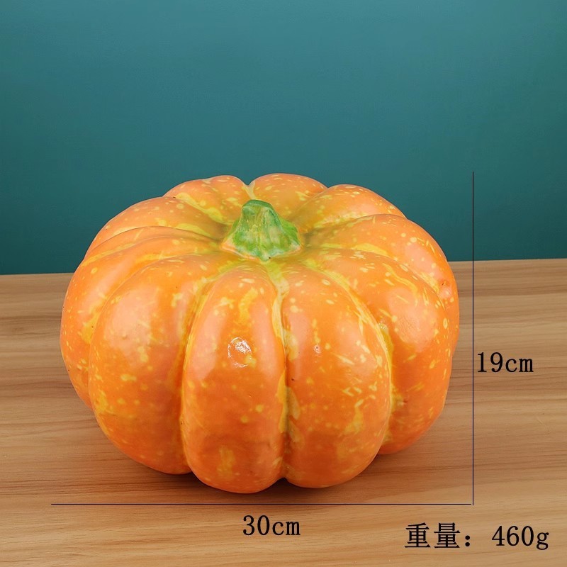 仿真水果仿真南瓜模型塑料蔬菜道具装饰万圣节商场橱窗摆件|undefined