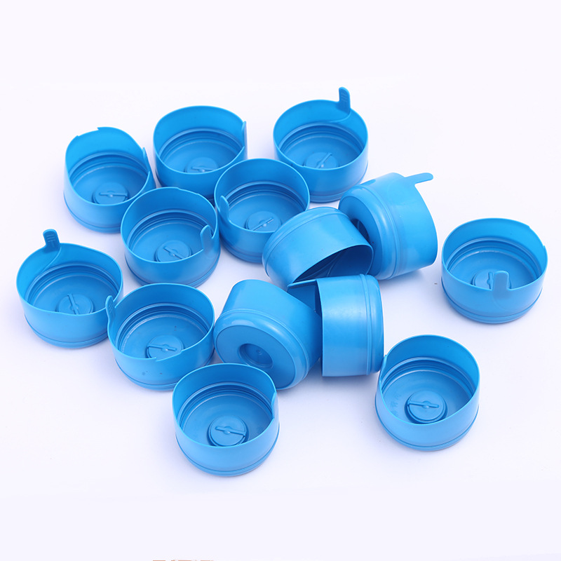 Cubierta de película Azul desechable cubierta de cubo de agua pura cubierta de sellado de agua embotellada desechable cubierta de agua mineral cubo de agua