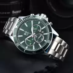 2024 Men's Foreign Trade 6-Pin Steel Band B Watch S6-Pin Quartz Watch Manufacturer Wholesale Dropshipping