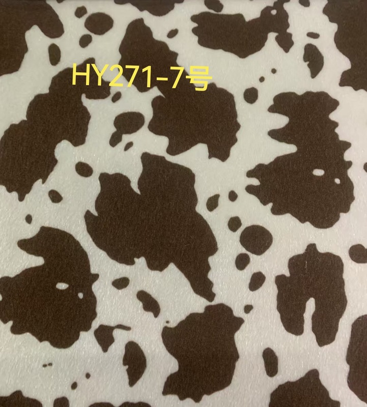 メーカー卸売 HY271 2 色の牛柄ヒョウ柄模造馬の毛靴、ブーツ、バッグ、ハンドバッグに適しています馬の毛の表面|undefined