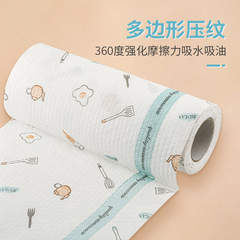 Kitchen Lazy Person Dishwashing Cloth Disposable Cleaning Non-woven Absorbent Oil-Proof Scouring Cloth Wholesale