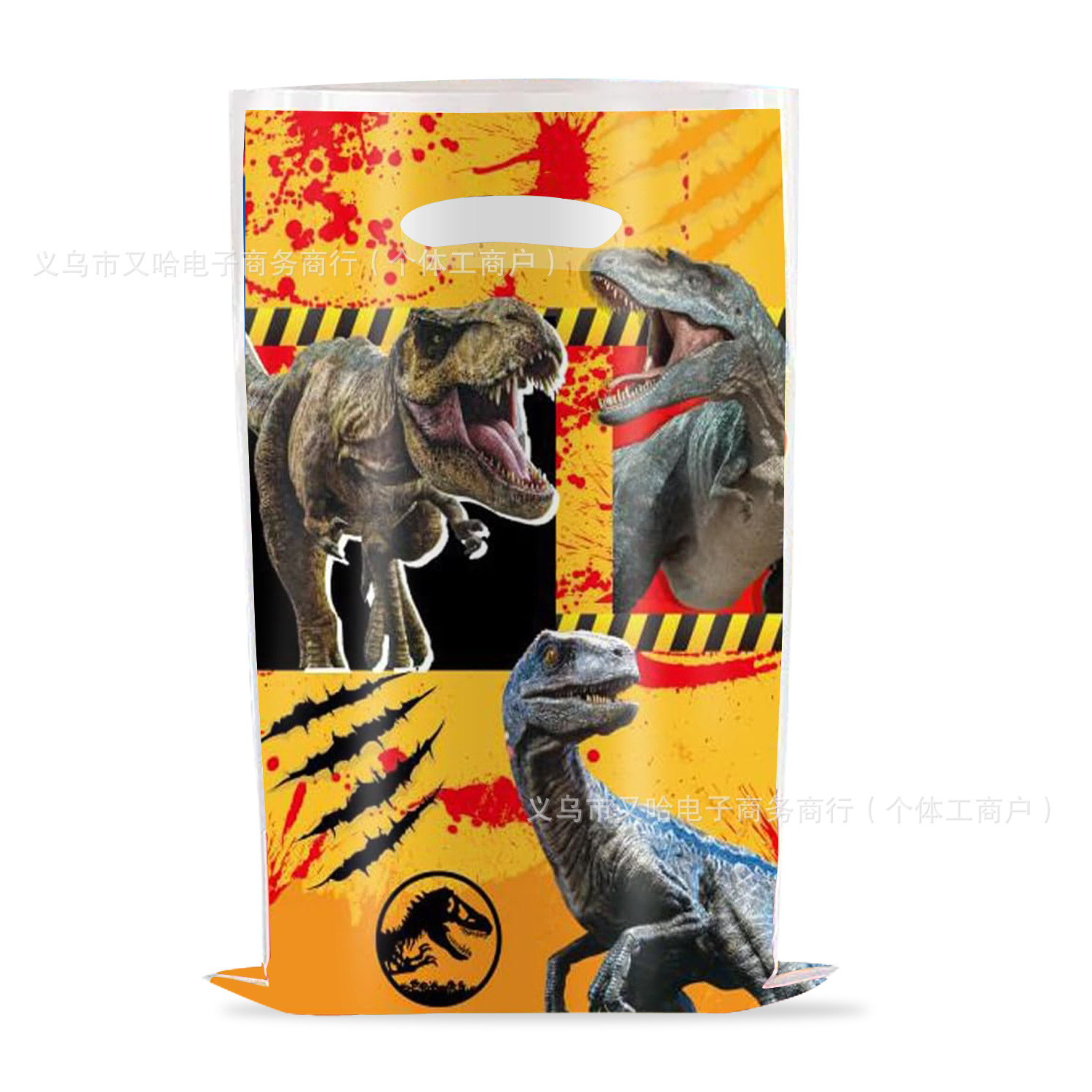 国境を越えた粉犬爪パーティーギフトバッグラグビー漫画ギフトバッグプラスチックキャンディーバッグ誕生日パーティー装飾品