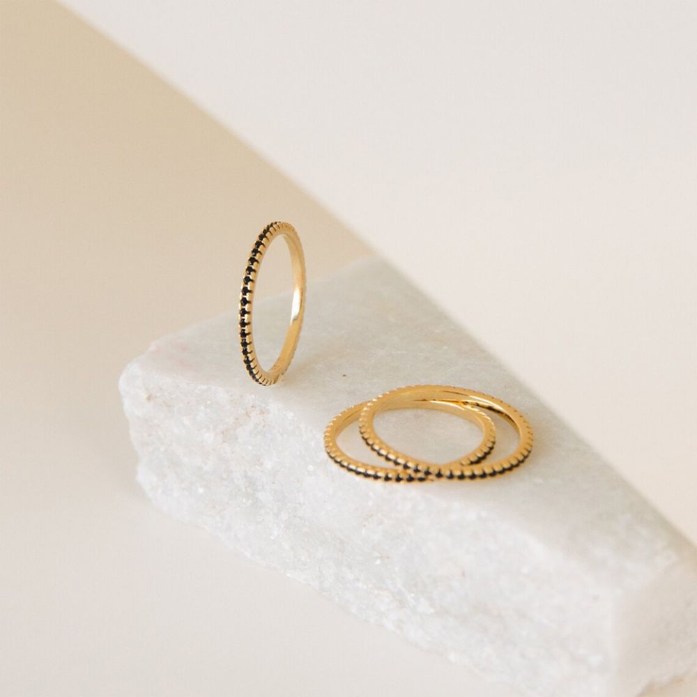 5g Weight PVD Coated Gold Plating Process Real Gold Plated Plating Material Birthstone Inlay Material Rings Classification 5, 6, 8 Ring Size 1 Piece Quantity Daily Occasion 316 Stainless Steel Material Geometric Pattern All Seasons Season Women's Gender Inlay Design IG Style Style Real Gold Plated 316 Stainless Steel PVD Coated Birthstone Geometric IG Style Rings For Women's 5