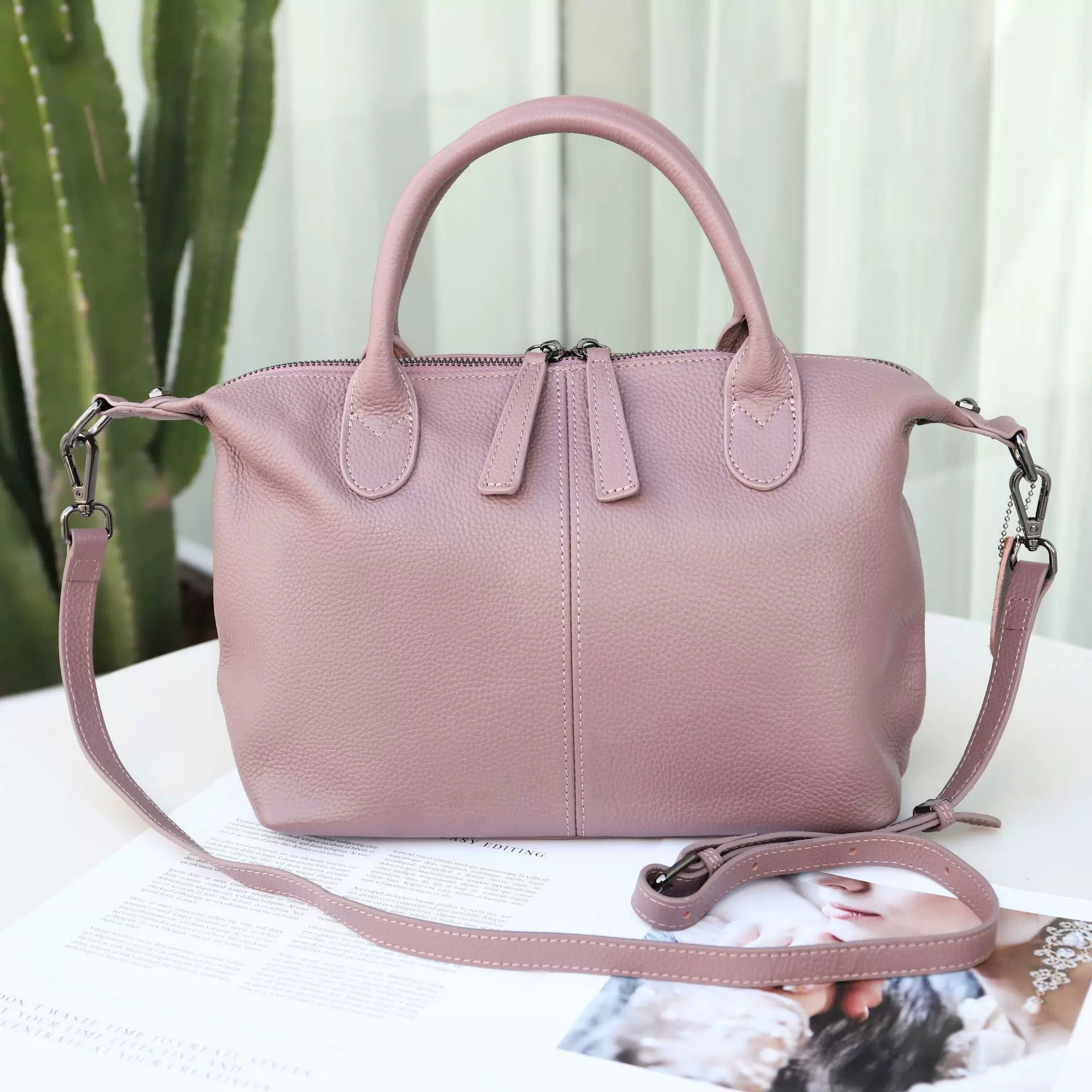 2025新款厂家批发头层牛皮真皮女包 欧美外贸女包单肩斜挎包包女