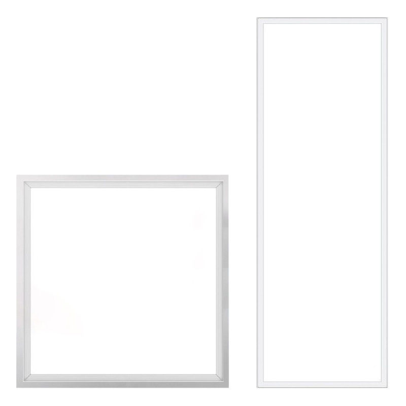 Panel de luz LED 600x600, luz de techo integrada empotrada, luz para cocina y baño, luz de oficina 30x30, placa de aluminio con refuerzo, luz directa