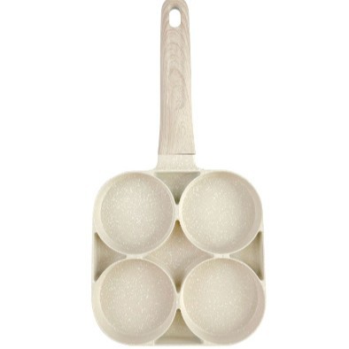 Sartén de tortilla maifan sartén de piedra sartén antiadherente para el hogar pan de cuatro agujeros mini pan de desayuno tortilla artefacto pequeño pan de panqueque