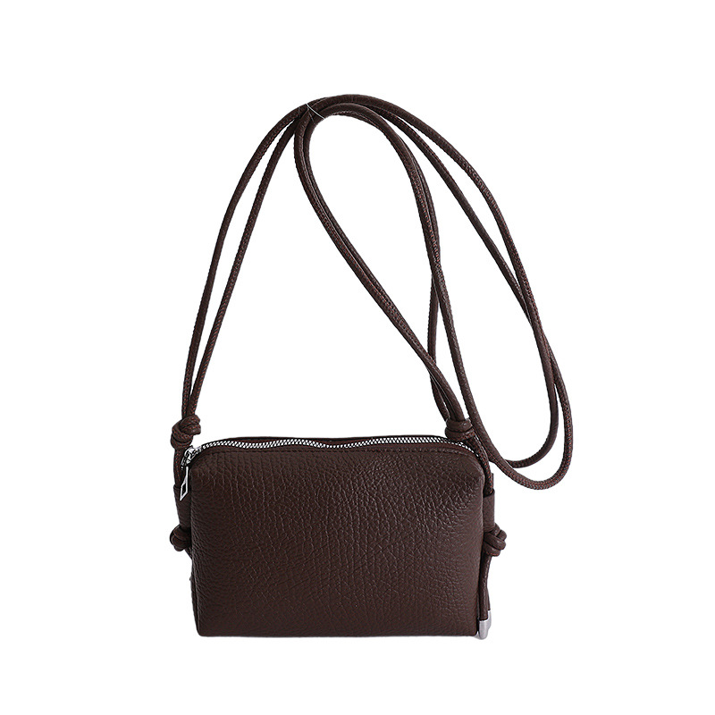 Bolsos de diseño simple de textura para mujeres 2026 nuevo bolso de hombro de moda popular bolso de transporte diario image 6
