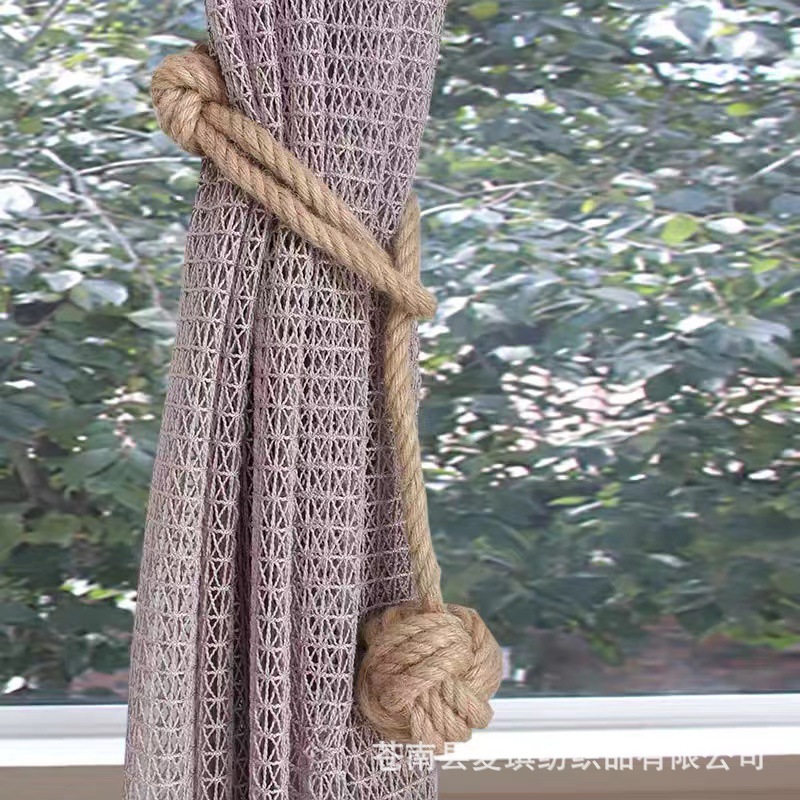 Los fabricantes suministran cuerda de encuadernación de estilo europeo simple cuerda de algodón de lino tejida a mano cortina de encuadernación Amazon eBay en stock