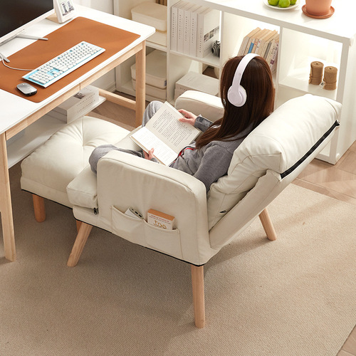 Wholesale lazy sofa computer chair reclining gaming chair home comfortable sedentary single study office chair dormitory