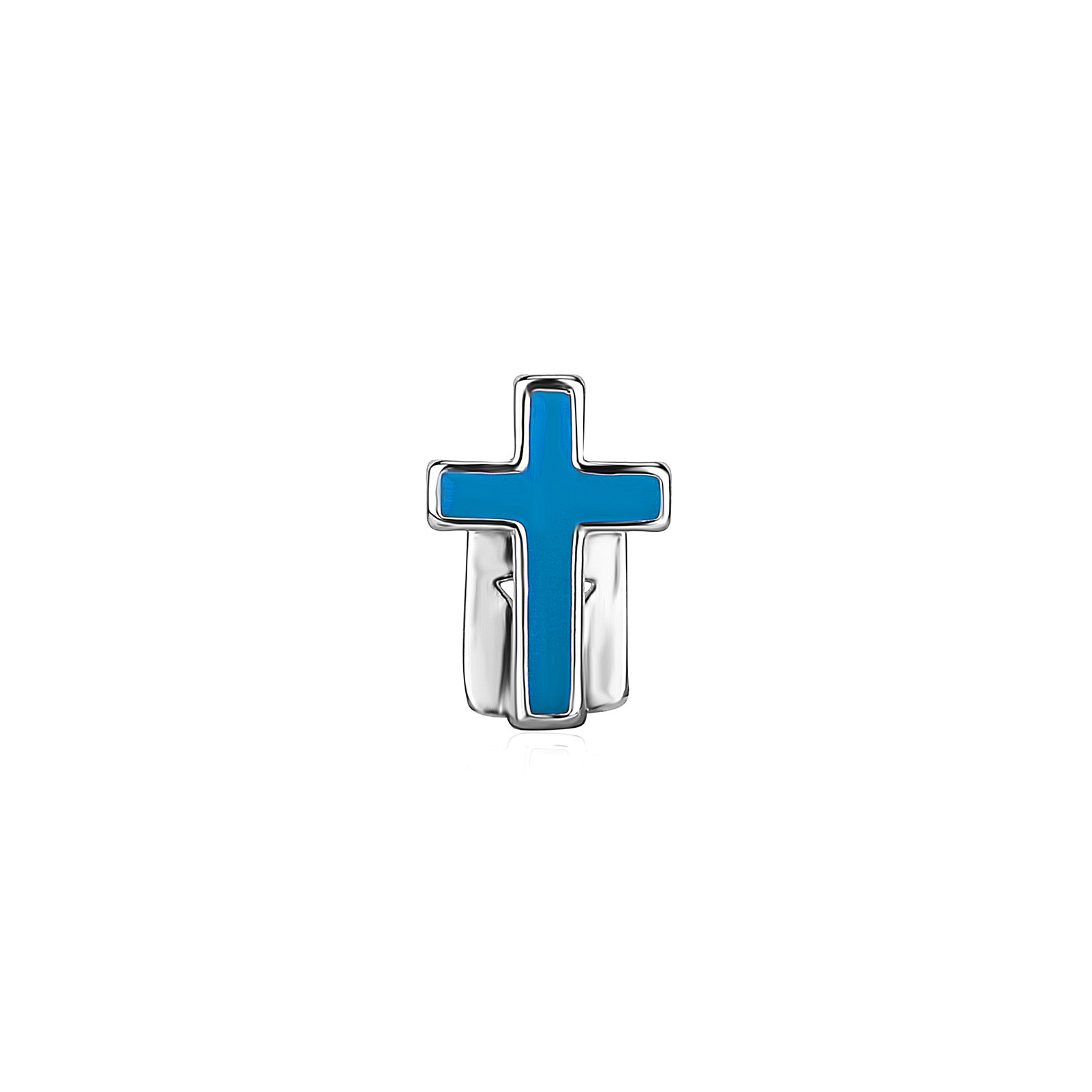 Geometric, Cross Pattern Hip-Hop Geometric Cross Copper Unisex Tooth Socket 1 Piece