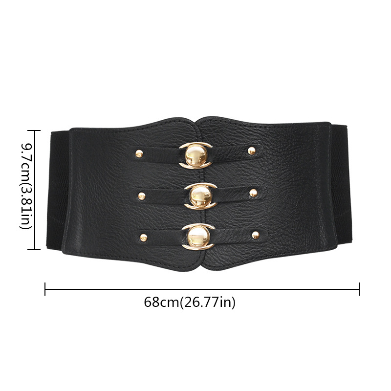 2024 New Belt French Retro Waist Belt Women's Fashion Loose Tight Waist Decoration Dress Shirt Coat_voghion.com