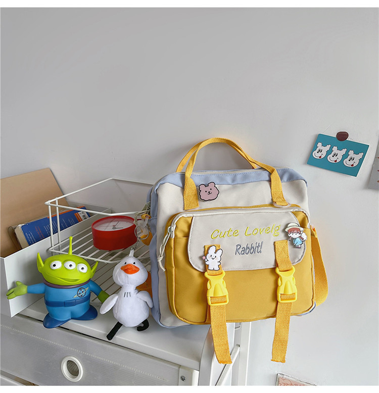 Dual-use Portable School Primary School Students One-shoulder Messenger Backpack Make-up Class Backpack display picture 15