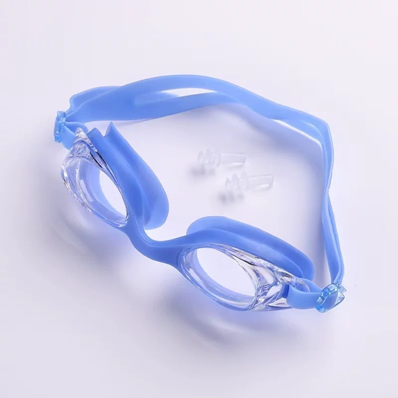 男性と女性のための大人の水泳メガネ、フラットファッション、耳栓付き高精細防水、一体型防曇水泳ゴーグル、メーカー卸売|undefined